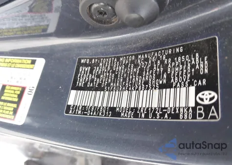 2019 Toyota Corolla Le from USA, damaged, VIN 5YFBURHE4KP867525